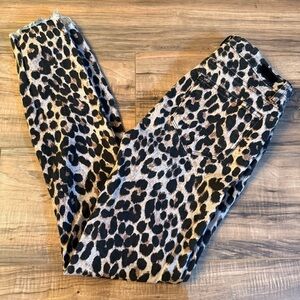 Leopard Print Paige Jeans
